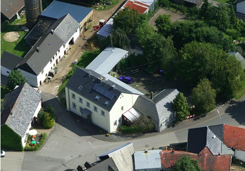 Alte Schule Dahlem-Baasem, Luftbild